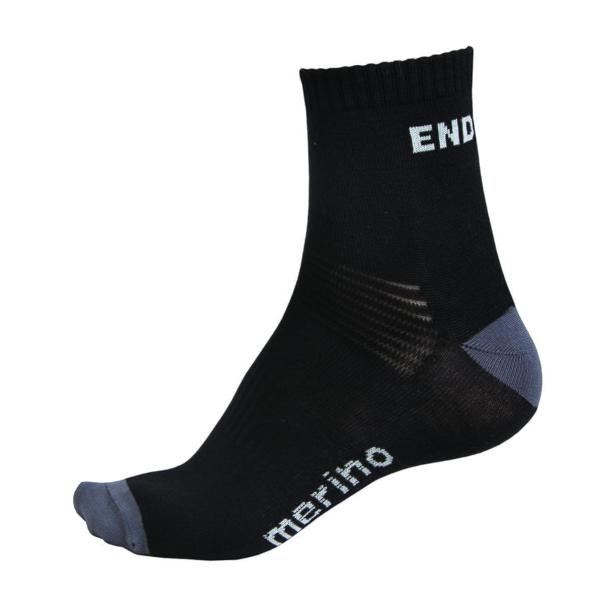 Chaussettes ENDURA BAABAA MERINO  2 paires Noir