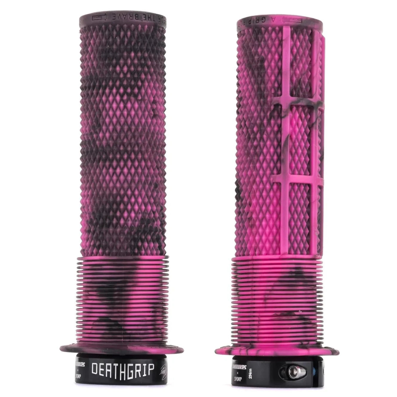 Handvatten DMR DEATHGRIP Flens Medium Lock-On Roze