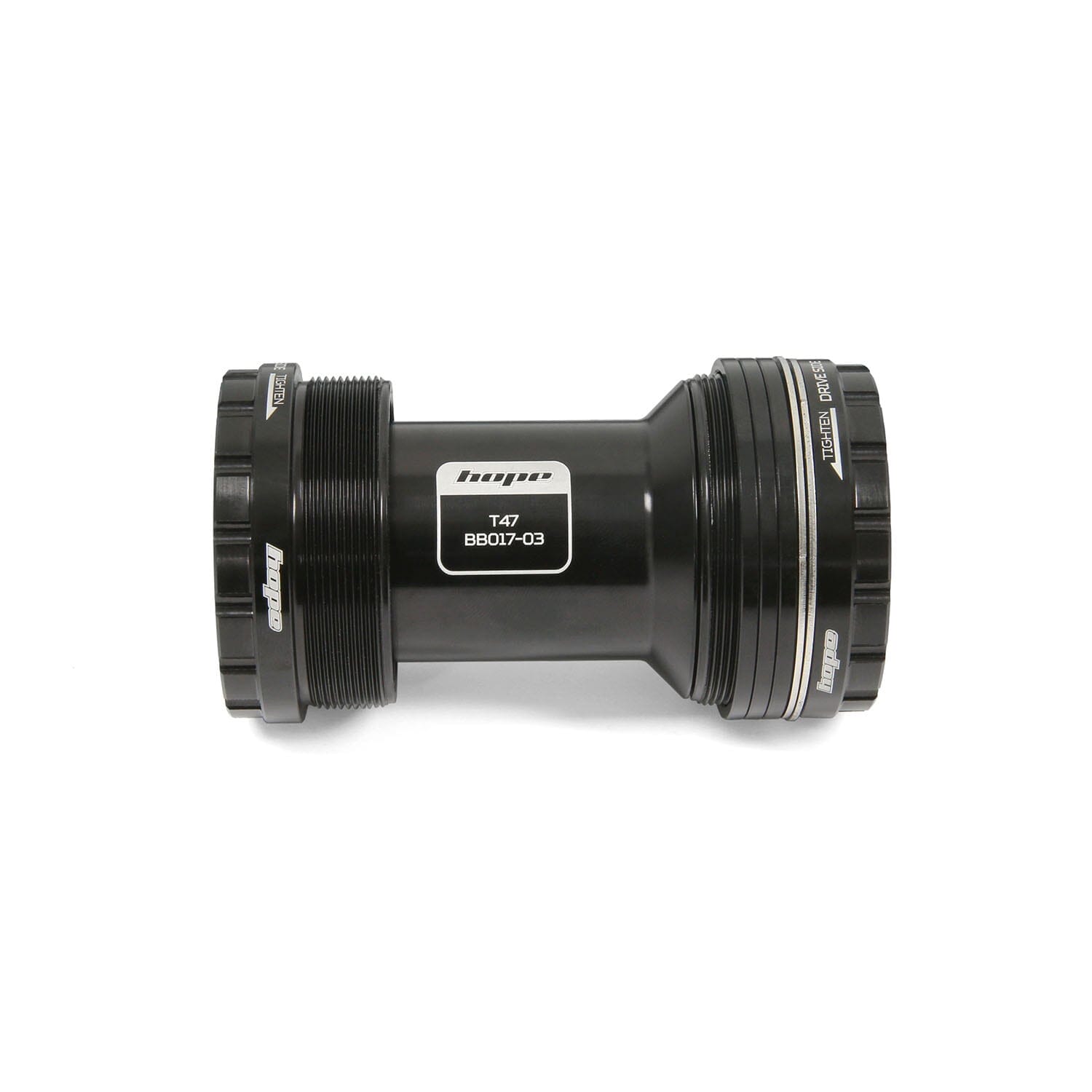 HOPE T47 68/73 mm crankstel 30 mm as #BBT476830SSN Zwart