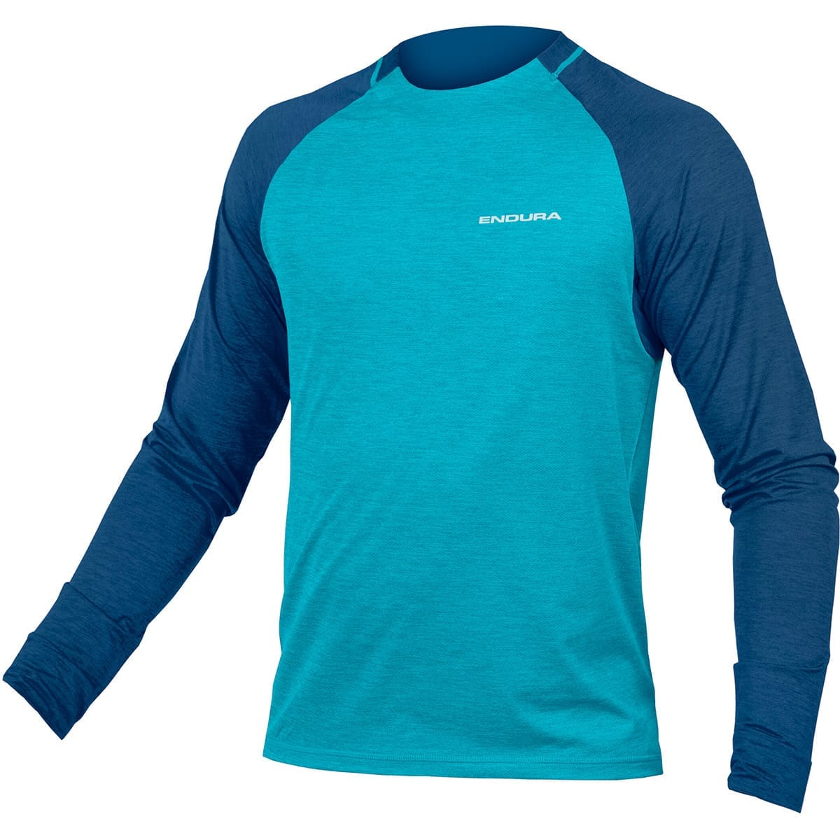 Maillot ENDURA SINGLETRACK Manches Longues Bleu