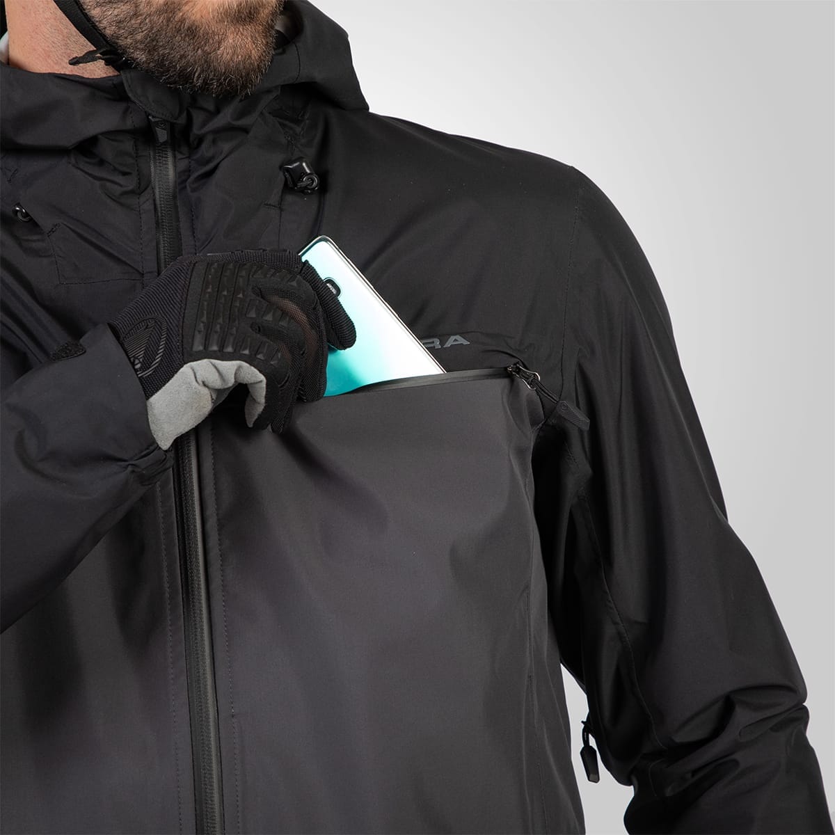 Veste ENDURA SINGLETRACK WATERPROOF II Noir