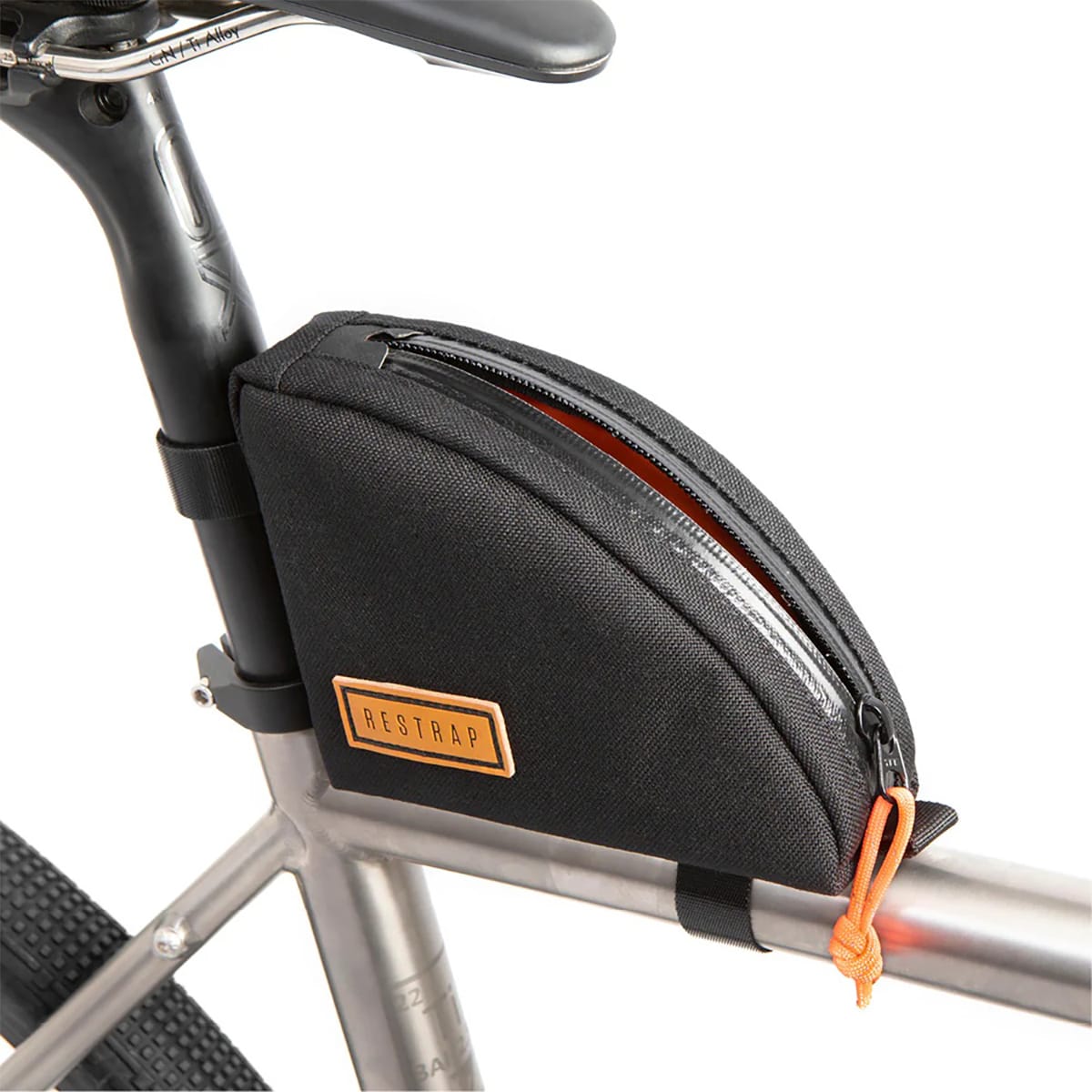 Frametas RESTRAP REAR TOP TUBE BAG 0,8L Zwart