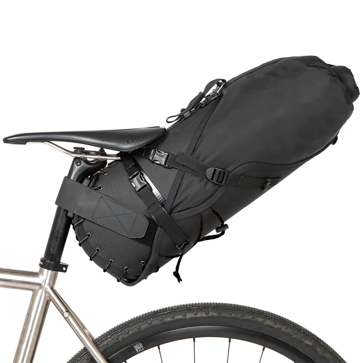 RESTRAP SADDLE BAG 18 L Zwart + DROOGBAG Zwart