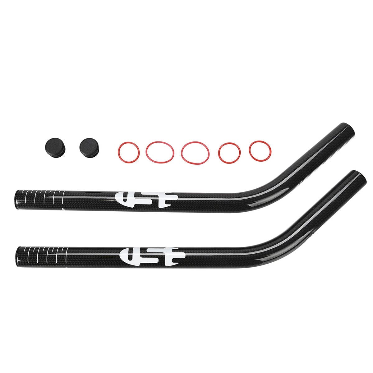 Extensions de Prolongateurs USE AERO 320mm -40 DEG. BEND SET - Carbone