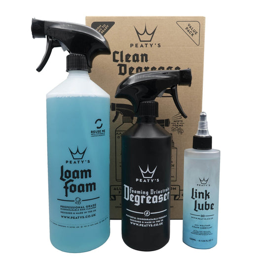 Onderhoudspakket PEATY'S WASS DEGREASE LUBRICATE STARTER PACK