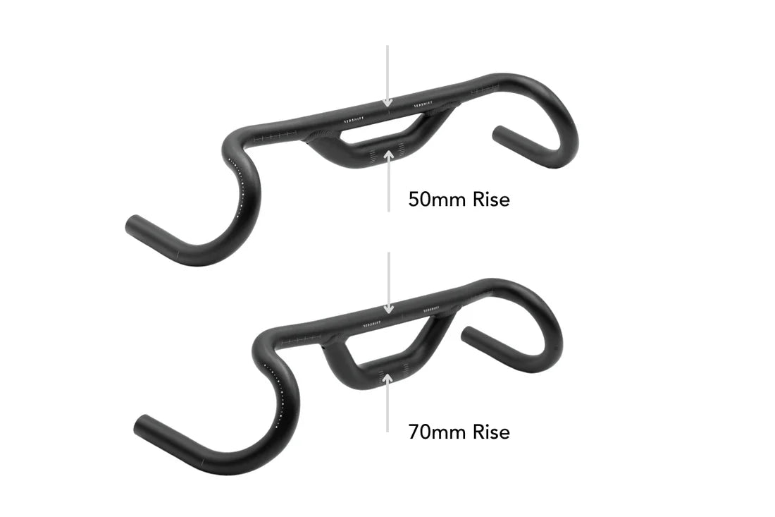REDSHIFT Gravel-stuur Top Shelf 25° Flare Rise 50 mm