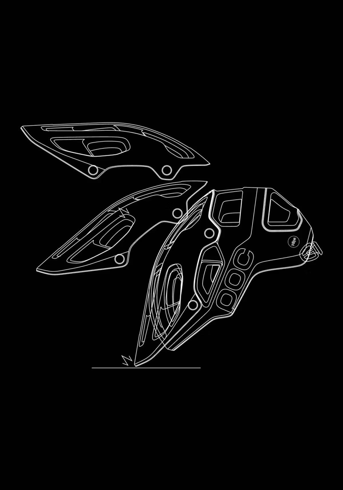 POC CULARIS PURE MTB Helm Wit/Zwart Mat