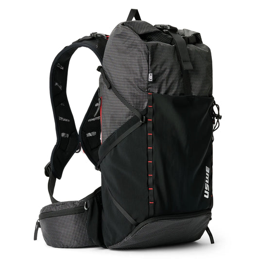 USWE ROLLTOP DAYPACK 18L Rugzak Zwart