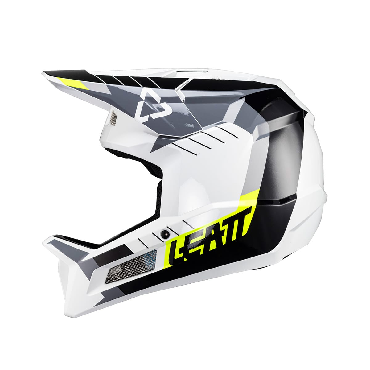 LEATT MTB GRAVITY 2.0 Helm Wit/Zwart