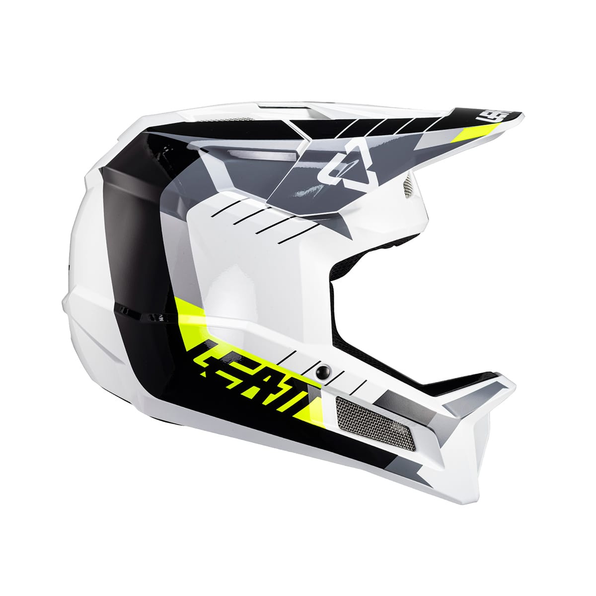 LEATT MTB GRAVITY 2.0 Helm Wit/Zwart