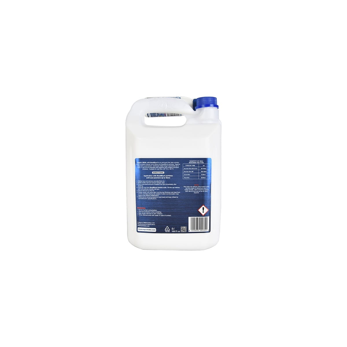 Liquide Préventif Anti-Crevaison SQUIRT SEAL BEADBLOCK (5 L)