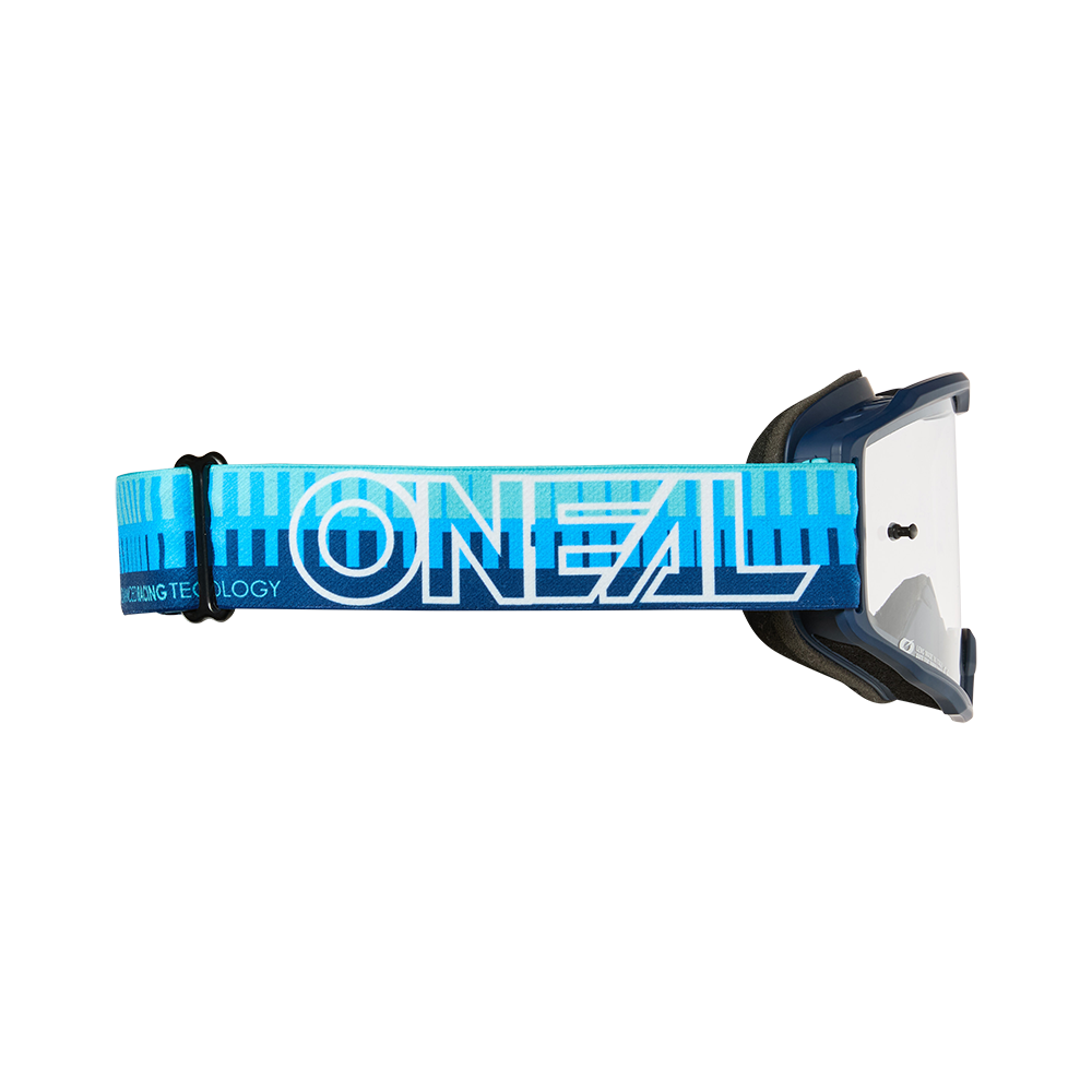 O'NEAL B-10 STRIPED Masker Blauw Helder Schild