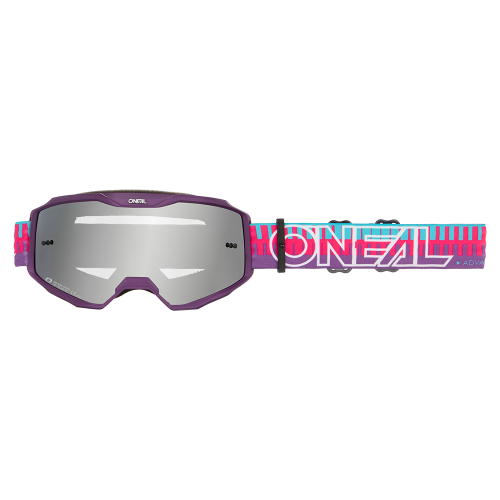 O'NEAL B-10 STRIPED Goggle Roze Zilver Spiegelscherm