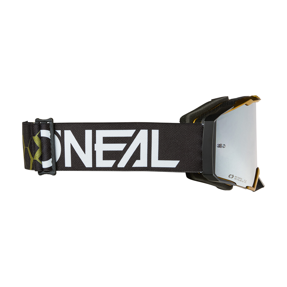 O'NEAL B-33 HEXA Zwart/Goud Zilver Spiegelbril
