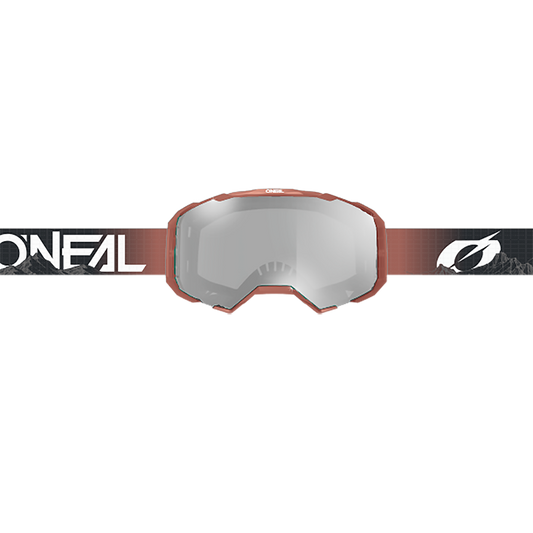 O'NEAL B-22 COVERT Masker Zwart/Rood Helder Schild