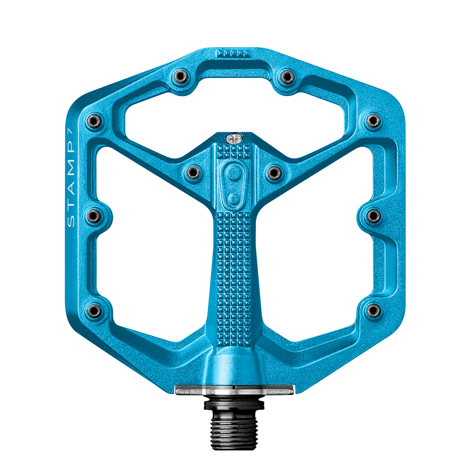 CRANKBROTHERS STAMP 7 Kleine platte pedalen Blauw