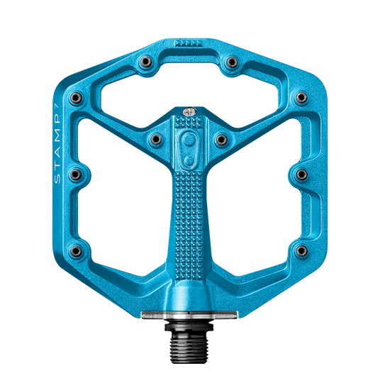 CRANKBROTHERS STAMP 7 Kleine platte pedalen Blauw