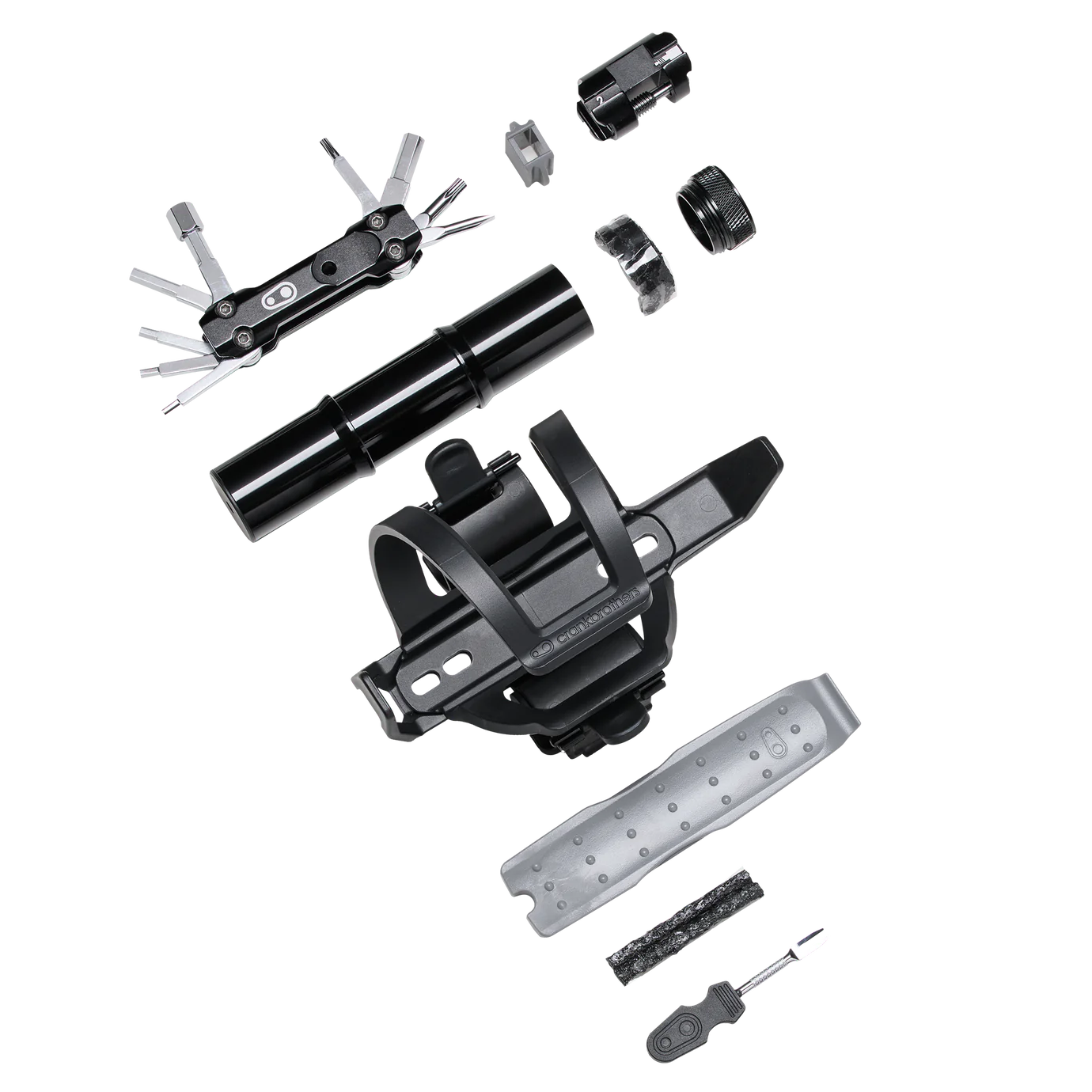 Multi-tool op bidonhouder CRANKBROTHERS S.O.S BC18