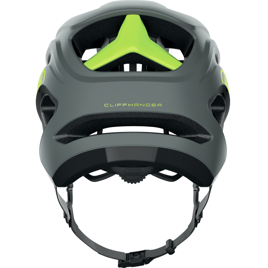 ABUS CLIFFHANGER CONCRETE MTB Helm Grijs