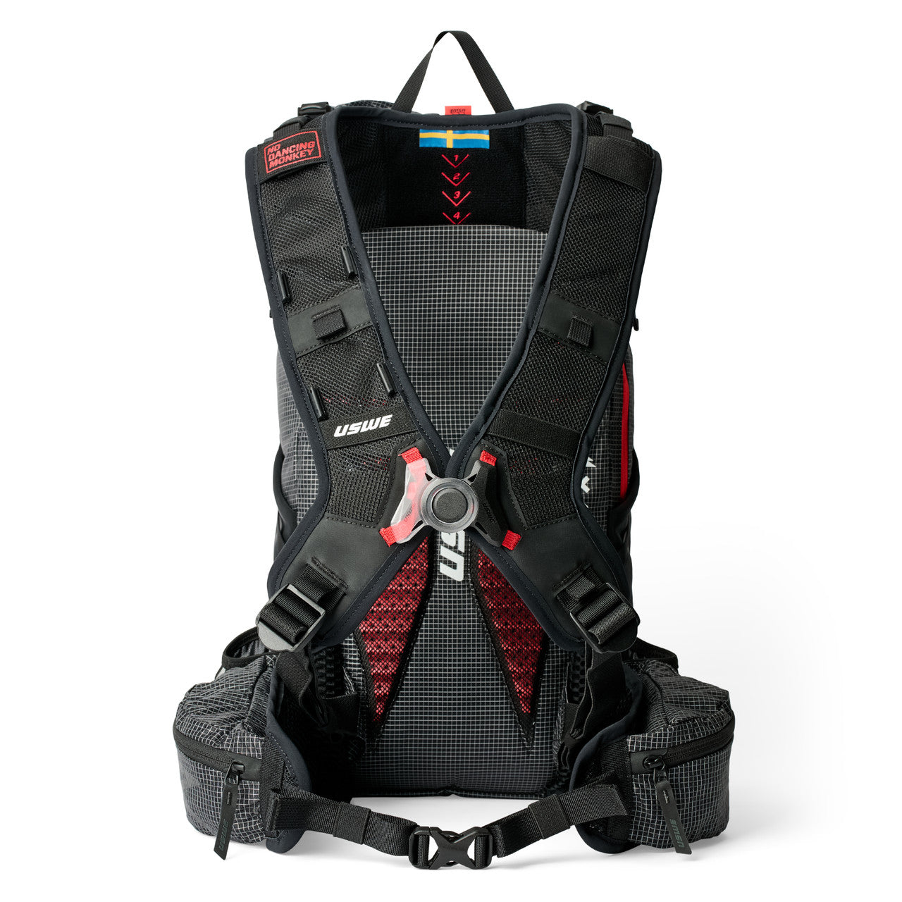USWE ROLLTOP DAYPACK 30L rugzak zwart
