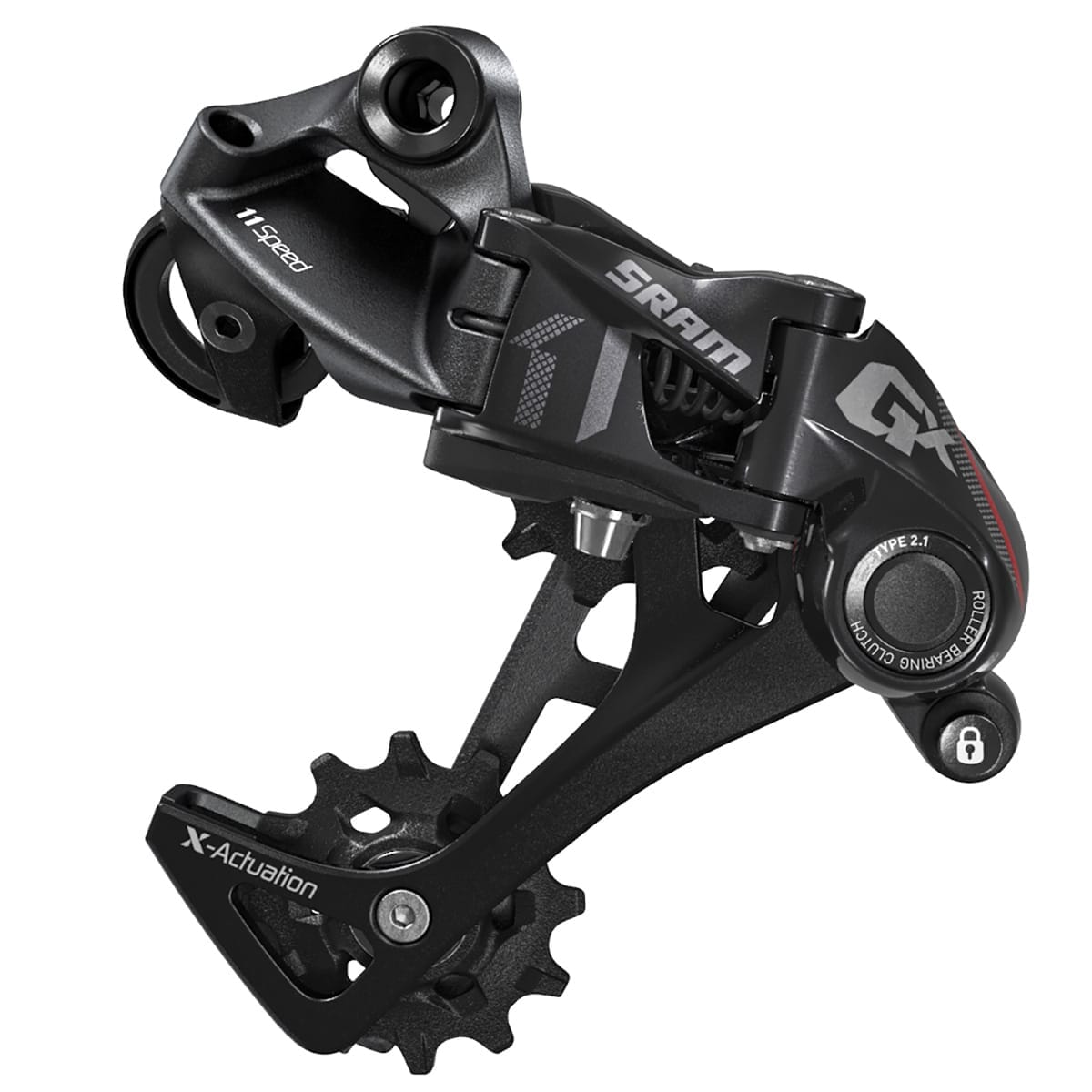 Dérailleur Arrière SRAM GX 1X11V Chape Longue Rouge