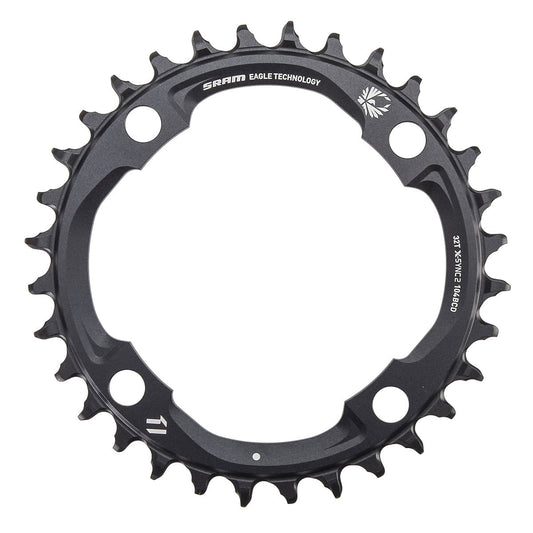 Plateau Mono SRAM EAGLE X-SYNC2 12 V 4 Trous 104 mm