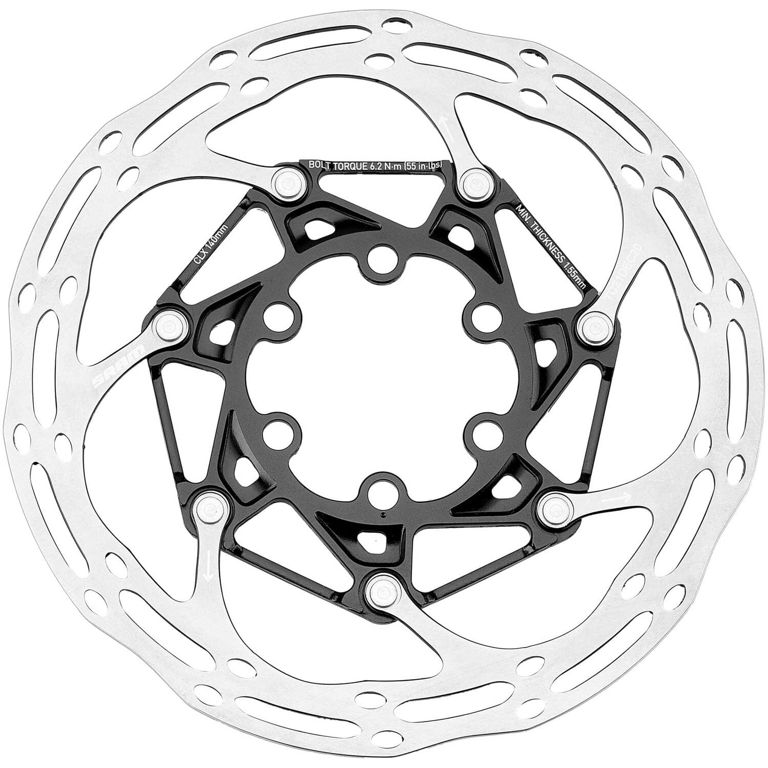 Disque SRAM CENTERLINE X ROUNDED 6 Trous