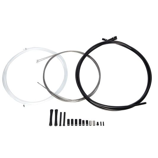 Kit de Câbles et Gaines de Dérailleur SRAM SLICKWIRE MTB/ROAD Gaine Blanc