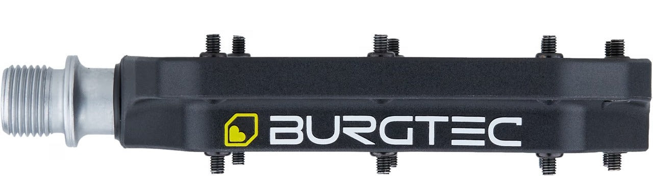 BURGTEC MK4 Composiet Vlakke Pedalen Zwart