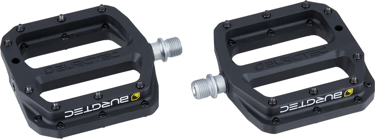 BURGTEC MK4 Composiet Vlakke Pedalen Zwart