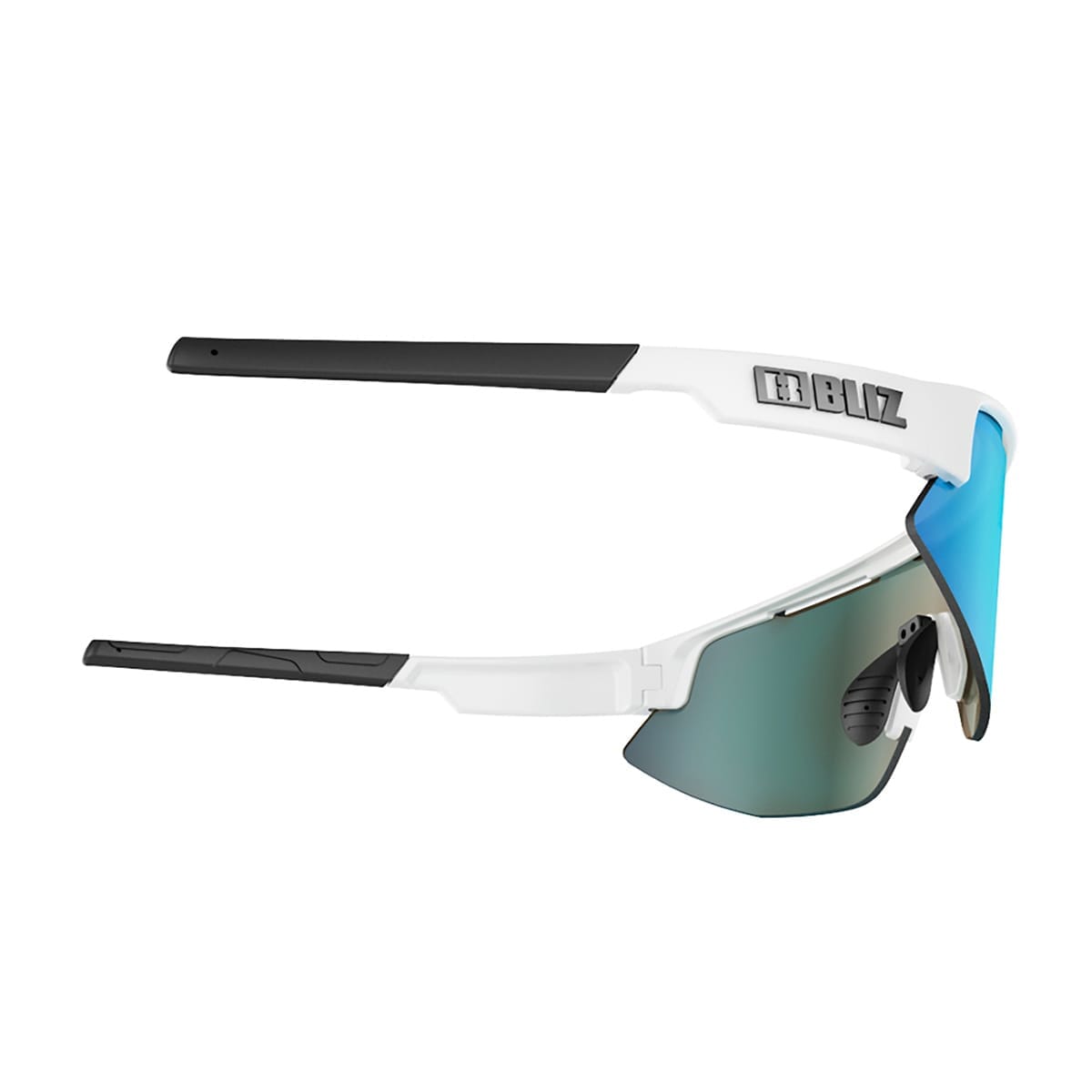 Lunettes BLIZ MATRIX Blanc Ecran Bleu Iridium