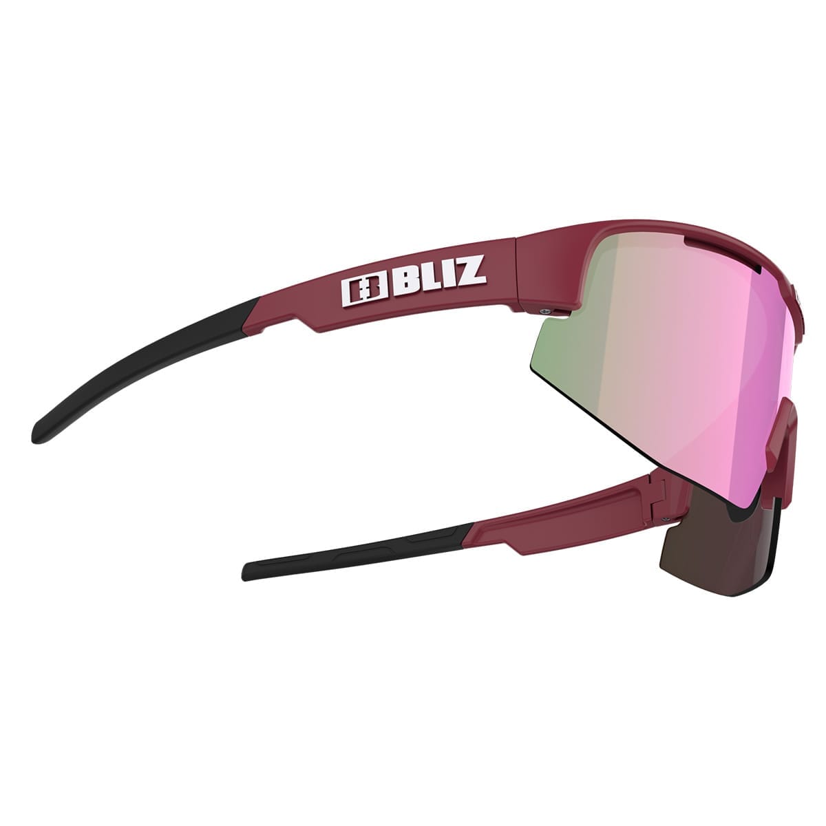 Lunettes BLIZ MATRIX SMALL Bordeaux Ecran Rose Iridium