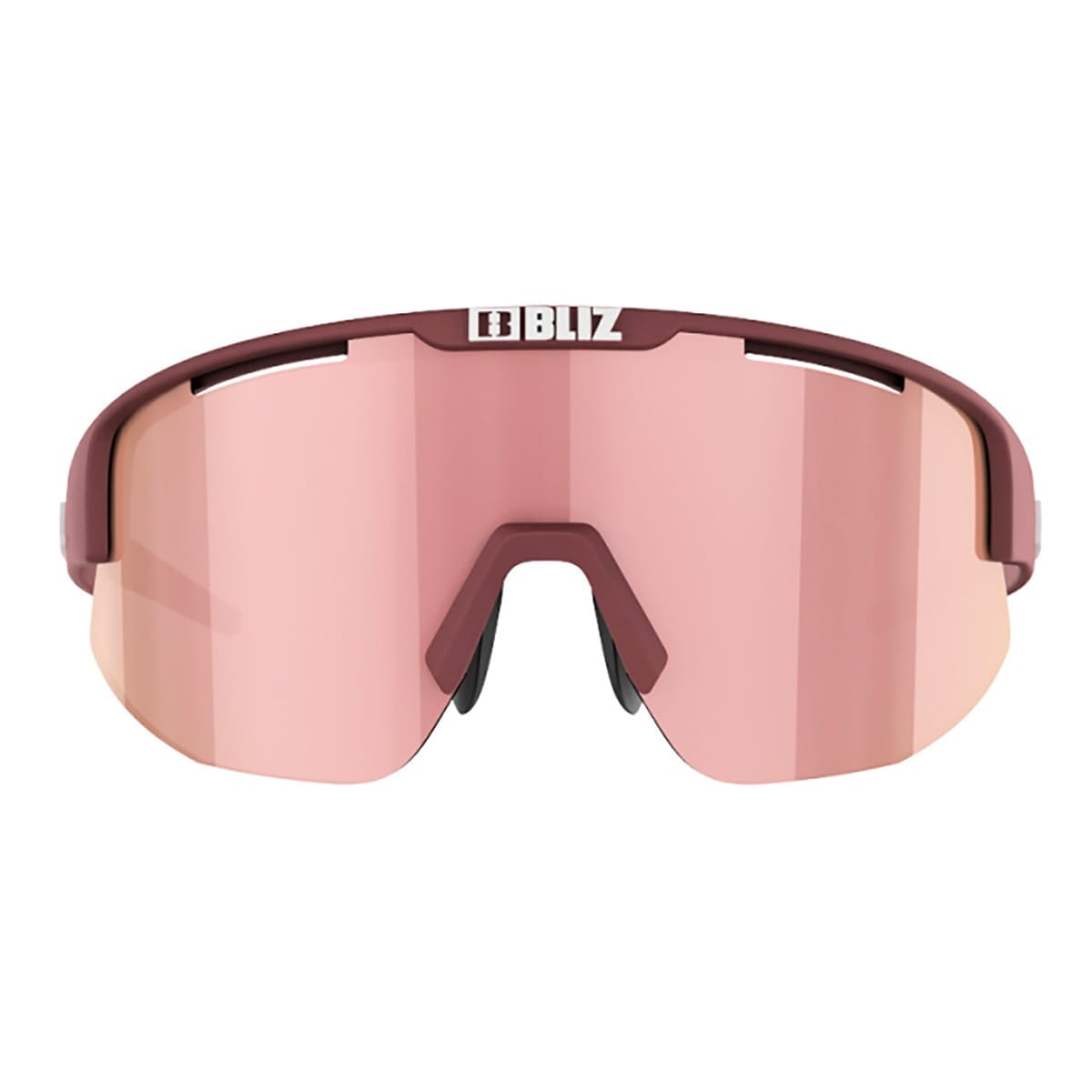 Lunettes BLIZ MATRIX SMALL Bordeaux Ecran Rose Iridium