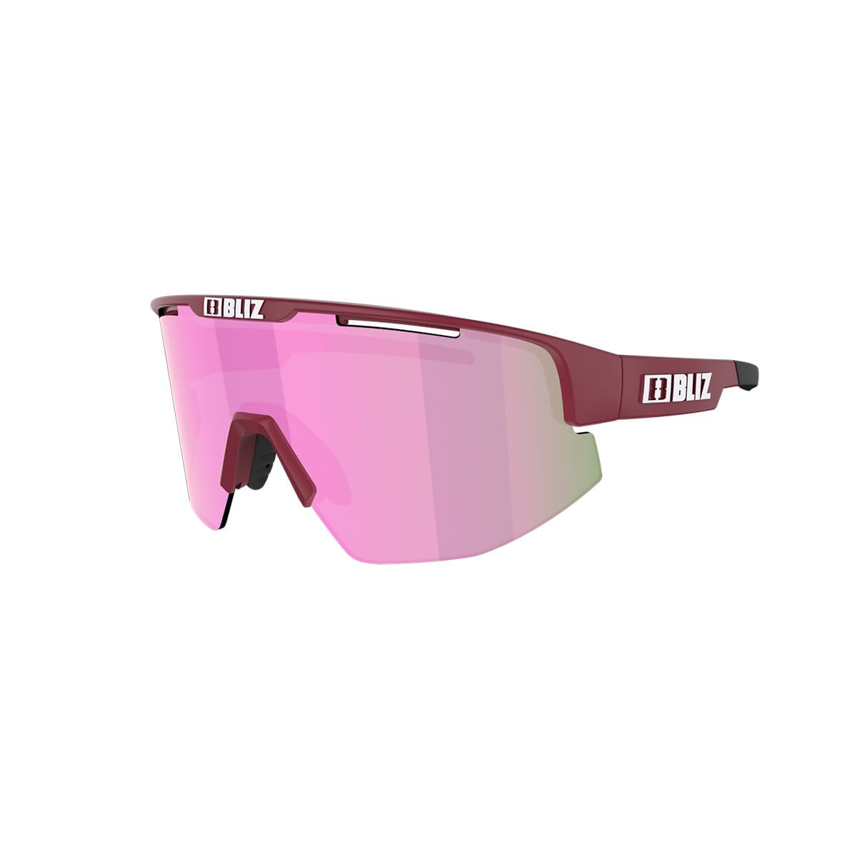 Lunettes BLIZ MATRIX SMALL Bordeaux Ecran Rose Iridium