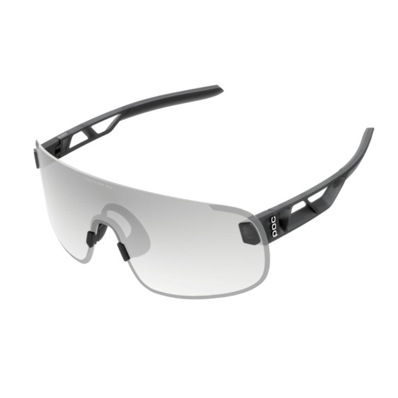 POC ELICIT Transparante Zwarte Bril Helderheid Grijs Fotochromisch Glas
