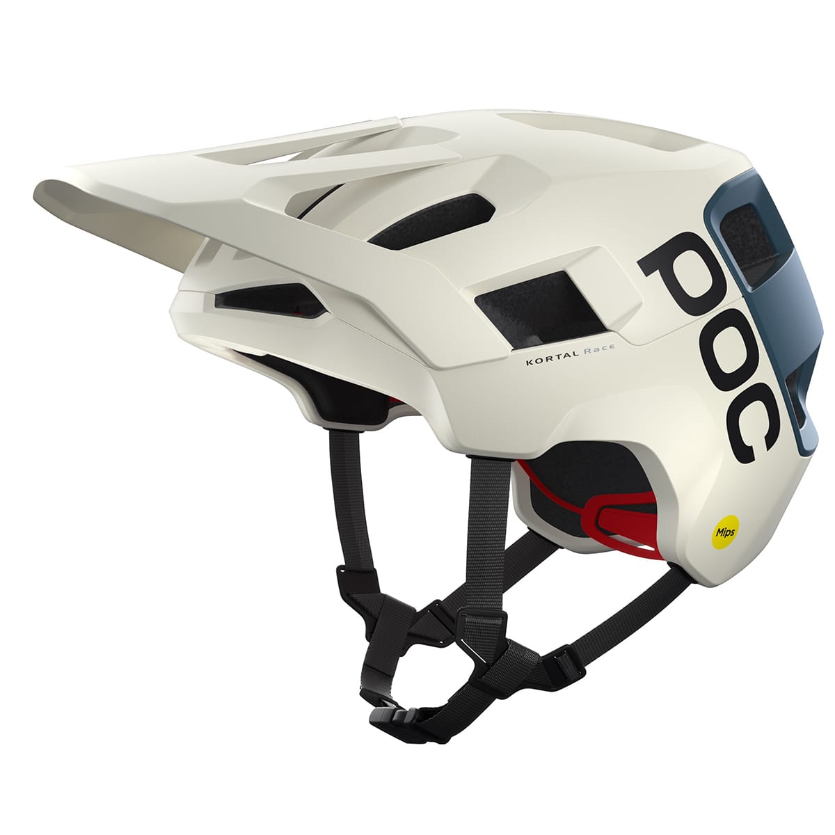 POC KORTAL RACE MIPS MTB Helm Wit/Blauw