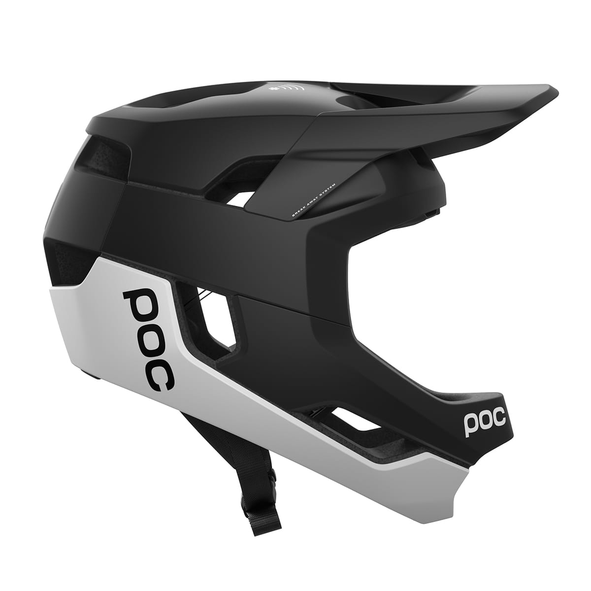 POC OTOCON RACE MIPS MTB Helm Zwart/Wit Mat