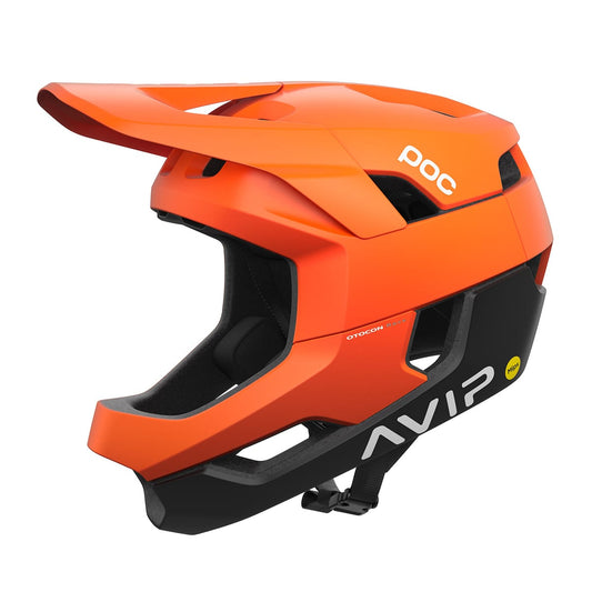 POC OTOCON RACE MIPS MTB Helm Oranje/Zwart Mat