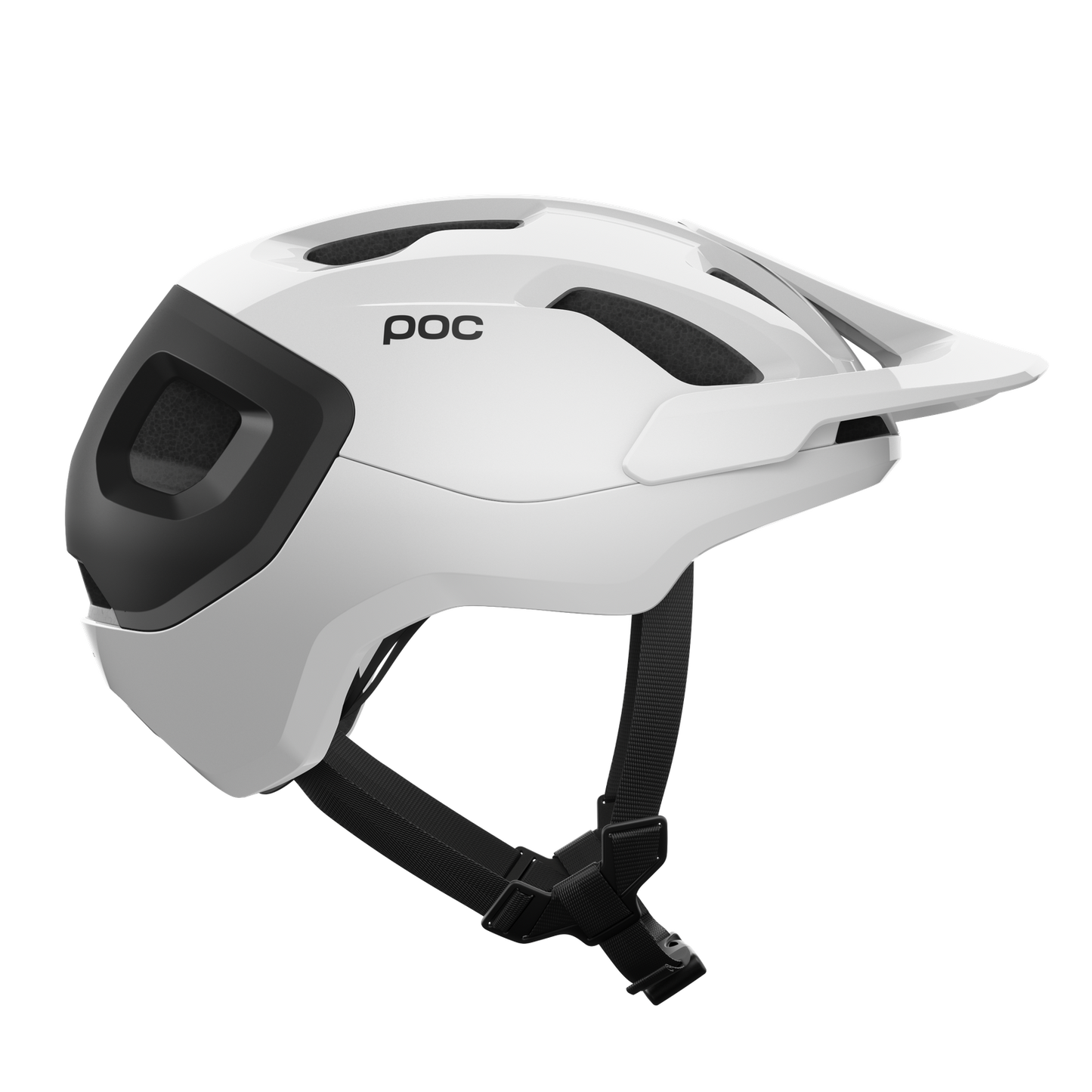 POC AXION RACE MIPS MTB Helm Wit/Zwart Mat