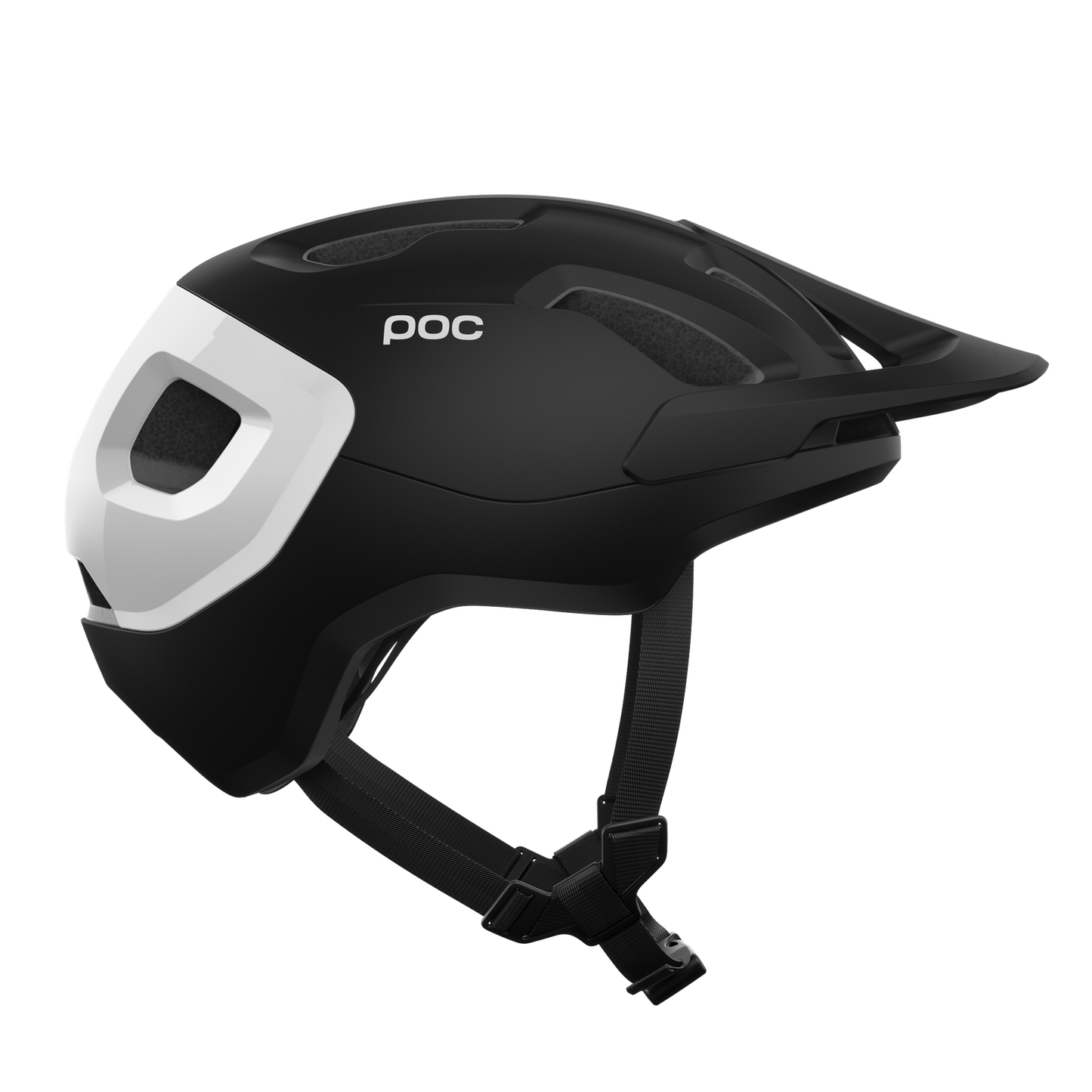 POC AXION RACE MIPS MTB Helm Mat Zwart/Wit