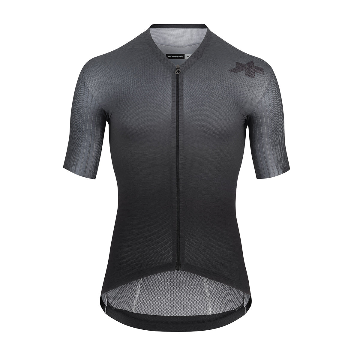 ASSOS EQUIPE RS S11 Korte Mouw Trui Zwart/Grijs