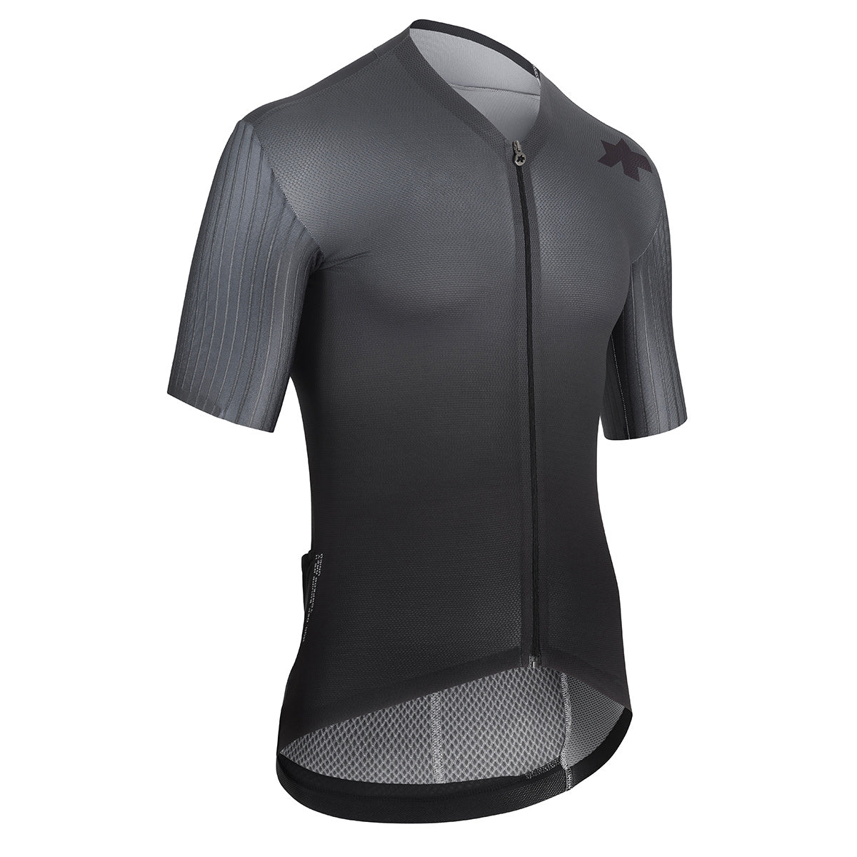 ASSOS EQUIPE RS S11 Korte Mouw Trui Zwart/Grijs