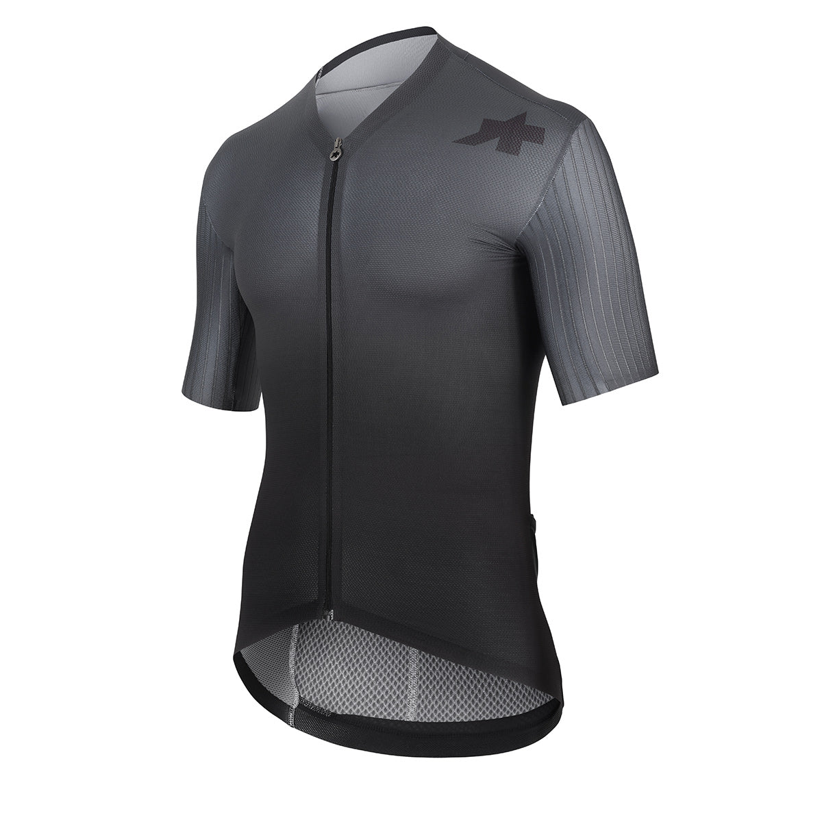 ASSOS EQUIPE RS S11 Korte Mouw Trui Zwart/Grijs