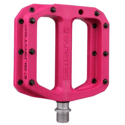 BURGTEC MK4 composiet giftige barbie roze platte pedalen