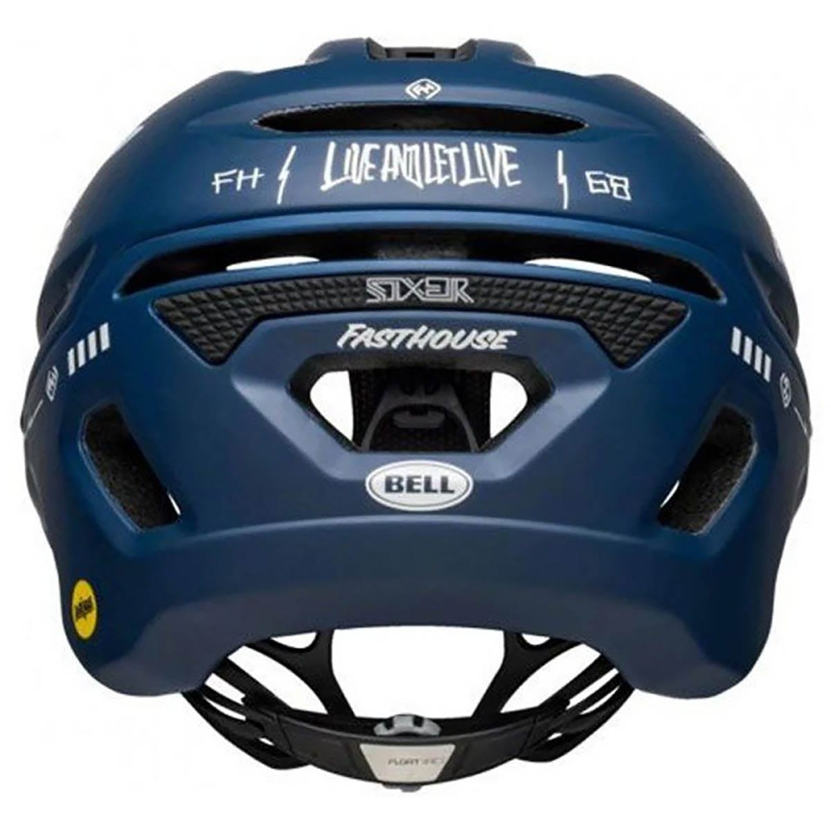 BELL SIXER MIPS FAST HOUSE MTB Helm Blauw/Wit