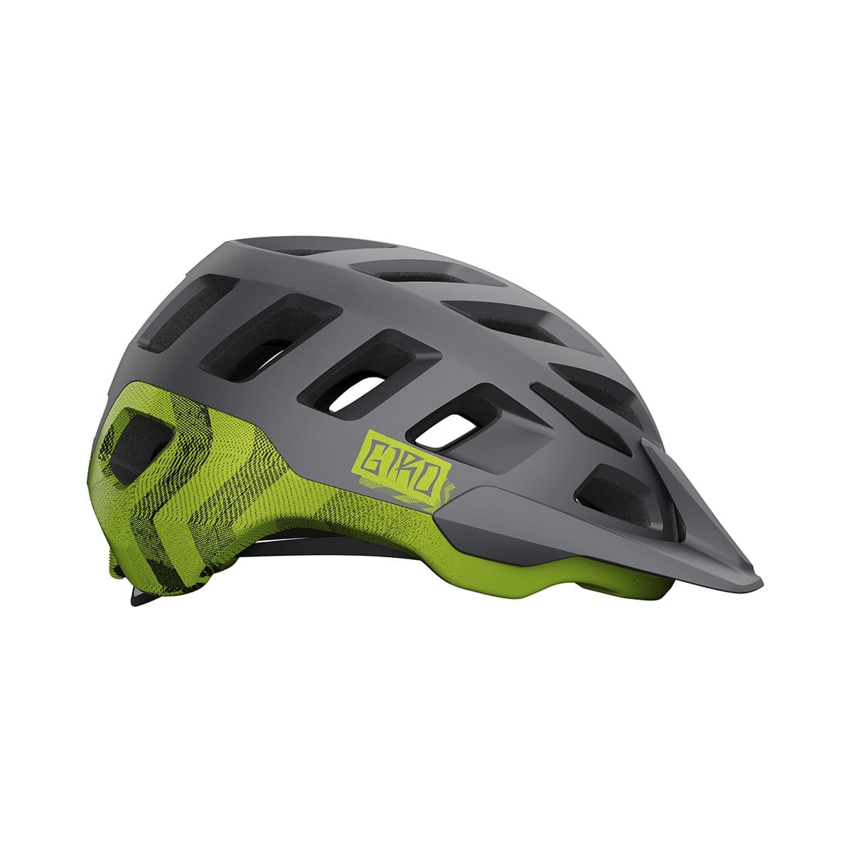 Casque VTT GIRO RADIX Gris/Jaune