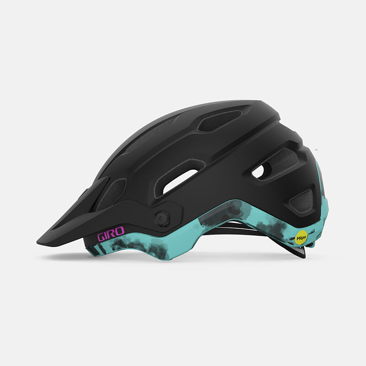 Dames GIRO SOURCE MIPS MTB Helm Mat Zwart/Blauw