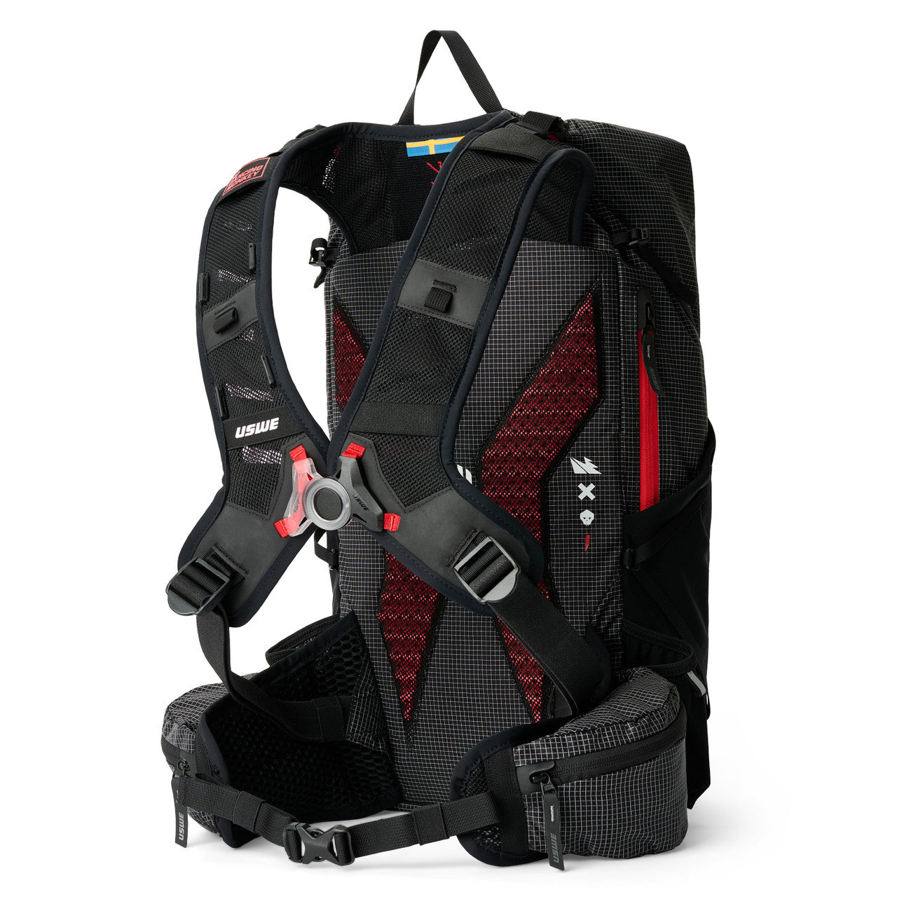 USWE ROLLTOP DAYPACK 30L rugzak zwart
