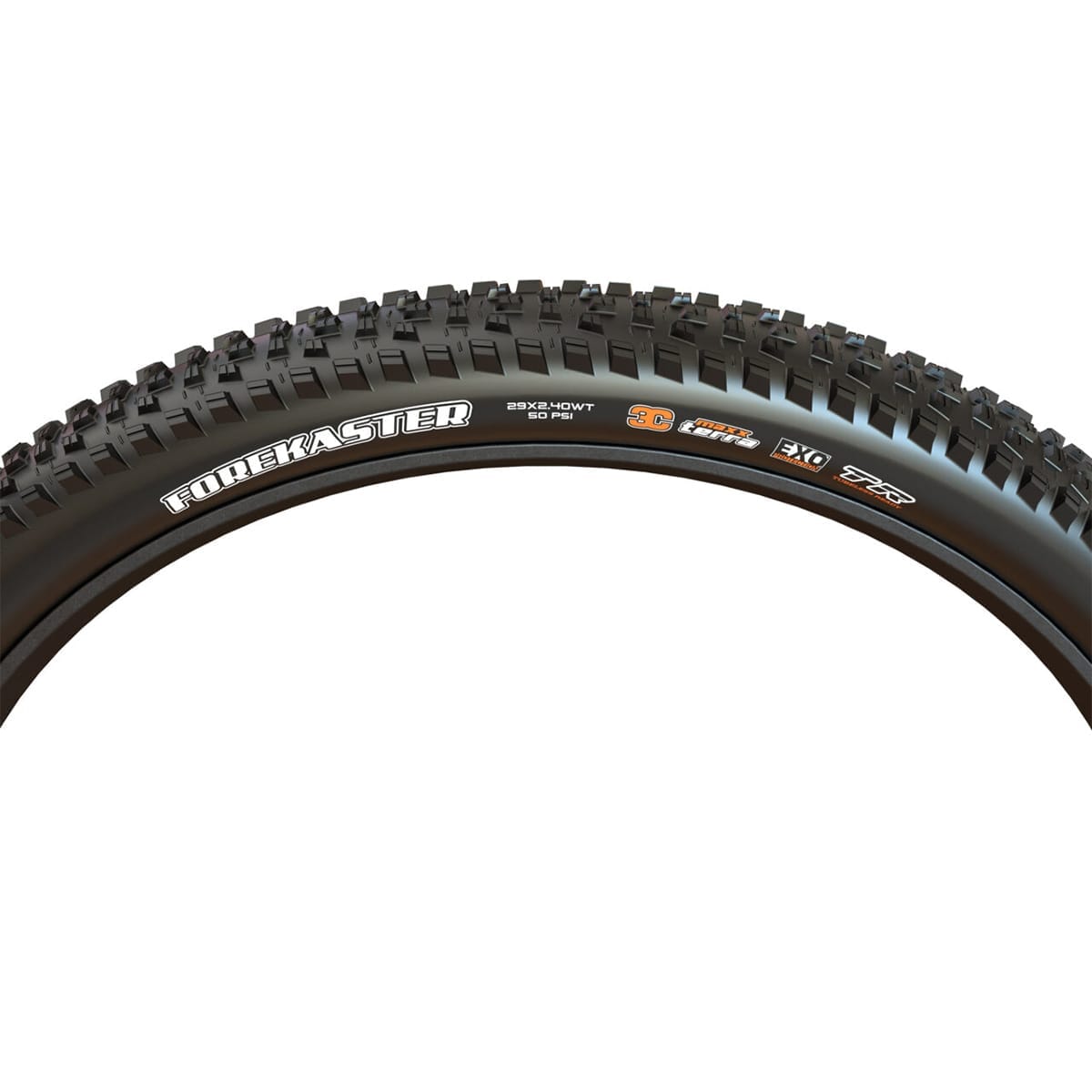 MAXXIS FOREKASTER 29x2.60 Exo+ 3C MaxxTerra Tubeless Ready Zacht Zwarte band