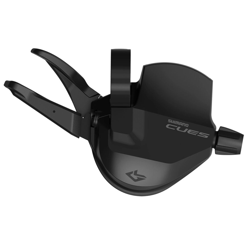 Rechter SHIMANO CUES 10V SL-U6050 Short Reach-schakelversteller met indicator